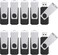 TOPESEL 64GB Flash Drive 10 Pack Bulk USB20 Thumb Drive USB Stick for Data Storage Backup Jump Drive Pen Drive Zip Drive Memory Stick with Indicator USB Storage Flash Drive Swivel Design