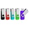 Aiibe 5 Pack 64GB Flash Drive USB Flash Drives 64GB Thumb Drive USB 20 Memory Stick USB Drives Jump Drive 64 GB Multipack 64G 5 Mixed Colors Black Red Cyan Green Purple