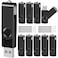 EASTBULL 8GB USB Flash Drive Bulk Thumb Drives 10 Pack with Lanyards USB 20 Memory Sticks Zip Drive Pen Drive for Storage and Backup Black 10PCS 8GB