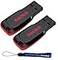 Everything But Stromboli SanDisk 8GB Cruzer Blade Flash Drive 2 Pack SDCZ50008GB35 Bundle with 1 Lanyard