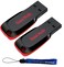 Everything But Stromboli SanDisk 8GB Cruzer Blade Flash Drive 2 Pack SDCZ50008GB35 Bundle with 1 Lanyard