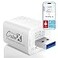 Piodata iXflash Cube Auto Photo Backup While Charging 512GB USB Flash Drive for iPhone iPad Apple MFi USB 32 Type A Data Cube Photo Stick Backup Drive External Hard Drive for iPhone wFree APP