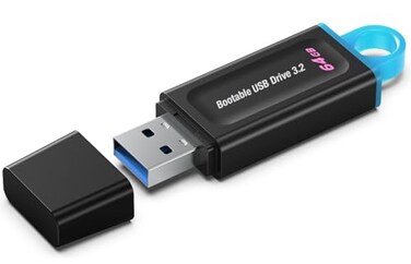 Xtssui 64GB Bootable USB Drive 32 for Windows 1110 817 InstallRecovery No TPM Required Included Network Drives WiFi LANSupported UEFI and Legacy Data Recovery Repair Tool