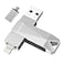 Patianco USB Flash Drive for iPhone 512GB Apple MFi Photo Stick Thumb Drive iPhoneMemoryStick for iPadiPhoneComputer Picture Keeper Portable Hard Drive GreySliver