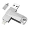 Patianco USB Flash Drive for iPhone 512GB Apple MFi Photo Stick Thumb Drive iPhoneMemoryStick for iPadiPhoneComputer Picture Keeper Portable Hard Drive GreySliver