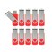 Alihelan 10pcs 16GB USB Flash Drives USB 20 Thumb Drive Bulk Pack Swivel Memory Stick 16 GB Fold Storage Jump Drive Zip Drive 10 Pack Red