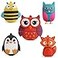 LEIZHAN 5x32GB USB Flash Drive with Chain Cute Animals Owl Penguin Bee Fox Computer Memory Stick USB 20 for Students