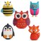 LEIZHAN 5x32GB USB Flash Drive with Chain Cute Animals Owl Penguin Bee Fox Computer Memory Stick USB 20 for Students