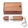 Fire Stone USB 20 Flash Drive TwoColor Wood USB 20 Memory Stick Pen Drives with Wooden Box 16GB Tan