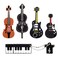 LEIZHAN 5 x 32GB Musical Instruments USB Flash Drive Computer Memory Stick USB 20 Pendrive for Students