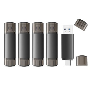 JOIOT 32GB USB C Flash Drive Dual USB 30 Flash Drive Type C USB A Portable TypeC Flash Drive 2in1 USBC Thumb Drive for Smartphone Tablet Computer Mac iPhone 15 5 Packs