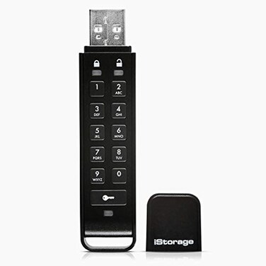 iStorage datAshur Personal2 64 GB Secure Flash Drive Password Protected Portable Military Grade Hardware Encryption
