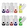 Aiibe 10 Pack 32GB Flash Drive USB Flash Drive USB 30 Thumb Drives USB Memory Stick 32 GB 30 Flash Drives Bulk 10 Mixed Colors Black Blue Red Green Orange White Yellow Pink Purple Silver