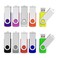 Aiibe 10 Pack 32GB Flash Drive USB Flash Drive USB 30 Thumb Drives USB Memory Stick 32 GB 30 Flash Drives Bulk 10 Mixed Colors Black Blue Red Green Orange White Yellow Pink Purple Silver