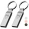 MOSDART Waterproof 64GB USB20 Flash Drive exFAT Metal Memory Stick with Keychain for System Back Data Storage SilverPack of 2