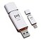 MOSDART 64GB USB 20 Flash Drive with LED Light and Lanyards exFAT Memory Stick for Computers System Backup Data Storage Orange and BluePack of 2