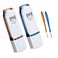 MOSDART 64GB USB 20 Flash Drive with LED Light and Lanyards exFAT Memory Stick for Computers System Backup Data Storage Orange and BluePack of 2