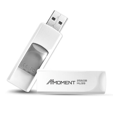 MMOMENT MU39 256GB USB 31 Gen1 Flash Drive Read Speed up to 100MBs Retractable Design Thumb Drive