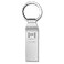 MOSDART 32GB Waterproof USB30 Flash Drive Speed Up to 90MBS FAT32 Metal Memory Stick with Keychain for System Back Data Storage Silver