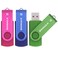 SIMMAX 3 Pack 32GB Memory Stick USB 20 Flash Drives Swivel Thumb Drive Pen Drive 32GB Pink Blue Green