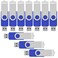 VICFUN 10 Pack 32GB USB Flash Drives Bulk 32GB Flash Drive 10 Pack USB Memory Stick 32GB USB20Blue