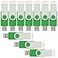 VICFUN 10 Pack 32GB USB Flash Drives Bulk 32GB Flash Drive 10 Pack USB Memory Stick 32GB USB20Green