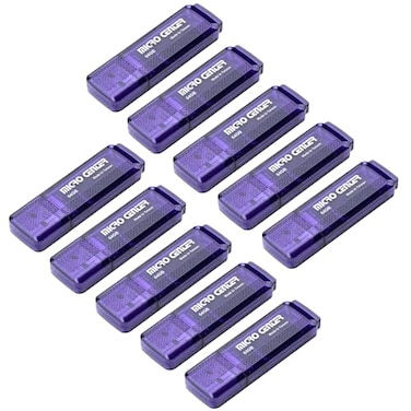 INLAND Micro Center SuperSpeed 10 Pack 64GB USB 30 Flash Drive Gum Size Memory Stick Thumb Drive Data Storage Jump Drive 10X Faster Than USB 20 USB Drive 64G 10Pack