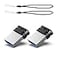 RAOYI 2 Pack 64GB USB 30 Flash Drive Mini Fit USB Stick Ultra Slim Thumb Drive Jump Drive Zip Drive Pen Drive with LanyardBlack
