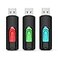 Aiibe 64GB Flash Drive 30 3 Pack 64GB Thumb Drive USB Drive 64 GB Jump Drives USB 30 Flash Drives Memory Stick Zip Drives 64G Red Green Cyan