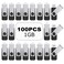 TOPESEL USB Storage Flash Drive100PCS 1GB USB 20 Flash Drive Bulk Pack USB Flash Drives Thumb Drives USB Stick Flash Memory Stick 1G 100 Pack Black