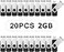 TOPESEL 20PCS 2GB Bulk USB 20 Flash Drive Swivel Memory Stick Thumb Drives Pen Drive 2G 20 Pack Black