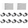 KZZ 32GB Small USB Drive KZZ 10 Pack 32 GB Mini Flash Drive with Lanyard 32G Low Profile USB Flash Drives Micro Thumb Drive for PC Laptop 32GB Black
