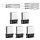 KZZ KZZ 64GB Flash Drive 5 Pack 64 GB Low Profile USB Flash Drive with Lanyard Mini USB Drive 64G Small Thumb Drive Memory Stick with Keychain Black