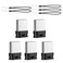 KZZ KZZ 64GB Flash Drive 5 Pack 64 GB Low Profile USB Flash Drive with Lanyard Mini USB Drive 64G Small Thumb Drive Memory Stick with Keychain Black