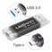 leizhan 32GB USB 30 Flash Drive Thumb Drives Jump Drive Storage Memory Stick TypeCUSB 2 in 1 Black