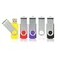 Alihelan 32GB Flash Drives 5 Pack USB Flash Drive USB 20 Thumb Drive Swivel Memory Stick U Disk Jump Drive Zip Drive with Led Indicator 5 Mixed Colors Black Red Purple Yellow White 32G