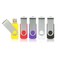 Alihelan 32GB Flash Drives 5 Pack USB Flash Drive USB 20 Thumb Drive Swivel Memory Stick U Disk Jump Drive Zip Drive with Led Indicator 5 Mixed Colors Black Red Purple Yellow White 32G