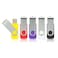 Alihelan 8GB Flash Drives 5 Pack USB Flash Drive USB 20 Thumb Drive Swivel Memory Stick U Disk Jump Drive Zip Drive with Led Indicator 5 Mixed Colors Black Red Purple Yellow White 8G