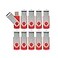 Alihelan 10pcs 4GB USB Flash Drives USB 20 Thumb Drive Bulk Pack Swivel Memory Stick 4 GB Fold Storage Jump Drive Zip Drive 10 Pack Red