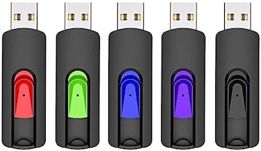 RAOYI 5 Pack 32GB USB Flash Drive USB 20 Memory Stick Thumb Drives Jump Drive Pen Drive for PC Laptop Computer 32G Multipack