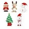 leizhan Christmas USB Flash Drive 5 Pack 8GB Leizhan Novelty Thumb Drive Thanksgiving Memory Stick Santa Claus Christmas Tree Elk Snowman Dog Pendrive New Year Gift U Disk