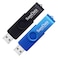 SamData 16GB USB Flash Drives 2 Pack 16GB Thumb Drives Memory Stick Jump Drive with LED Light for Storage and Backup 2 Colors Black Blue