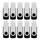 Aiibe 4GB Flash Drive Bulk 4GB USB Flash Drive Thumb Drives 10 Pack USB 20 Memory Stick Jump Drive Zip Drives Swivel Keychain Design Black