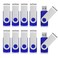 Aiibe 8 GB Flash Drive 10 Pack USB Flash Drives 8G USB 20 Memory Stick Thumb Drive Data Storage Swivel Keychain Design Pen Zip Drives WholesaleLotBulk 10 Pack 8GB Blue