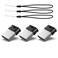 RAOYI 3 Pack 32GB USB Flash Drive USB 20 Mini Fit Memory Stick Ultra Slim Thumb Drive Jump Drive Zip Drive Pen Drive with LanyardBlack