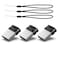 RAOYI 3 Pack 32GB USB Flash Drive USB 20 Mini Fit Memory Stick Ultra Slim Thumb Drive Jump Drive Zip Drive Pen Drive with LanyardBlack