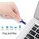 KZZ USB Flash Drives 5 Pack 64GB USB 20 Metal Thumb Drives KZZ Jump Drive Memory Stick Key Shape for StudentsOfficeCompany Multicolor