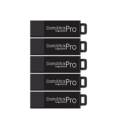 Centon Electronics MP Valuepack USB 32 Gen1 DataStick Pro Flash Drive 8 GB 5 USB Flash Drives 5 Pack Black