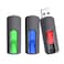 RAOYI 3 Pack 64GB USB 31 Flash Drive High Speed Renewed Colorful Thumb Drive Slide Retractable USB Stick Portable Memory Stick with Lanyard Hole Green Red Blue