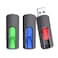 RAOYI 3 Pack 64GB USB 31 Flash Drive High Speed Renewed Colorful Thumb Drive Slide Retractable USB Stick Portable Memory Stick with Lanyard Hole Green Red Blue